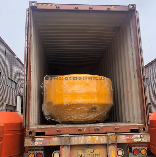  회전 성형 플라스틱 항법 부표, 직경.  2000mm